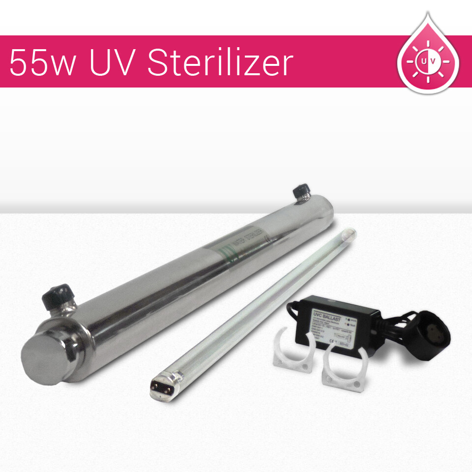 12 GPM Whole House Ultraviolet sterilizer W/ Light and Audio Ballast Adapter