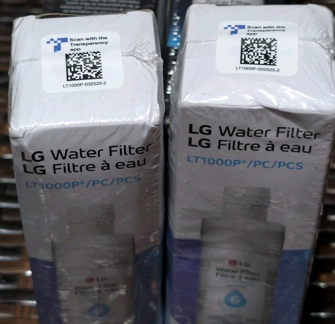 2 Pack LG Water Filter LT1000P/PC/PCS/ADQ7474935 – NEW! Sealed In Boxes!
