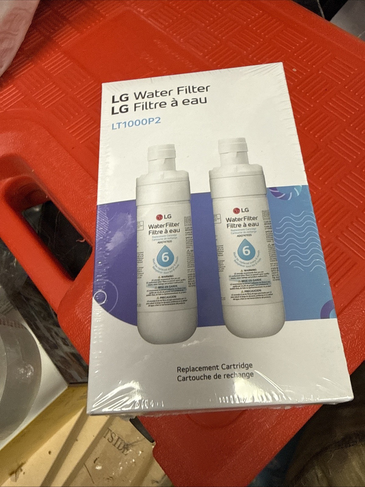 LG LT1000P2 6-Month / 200 Gallon Refrigerator Replacement Water Filter