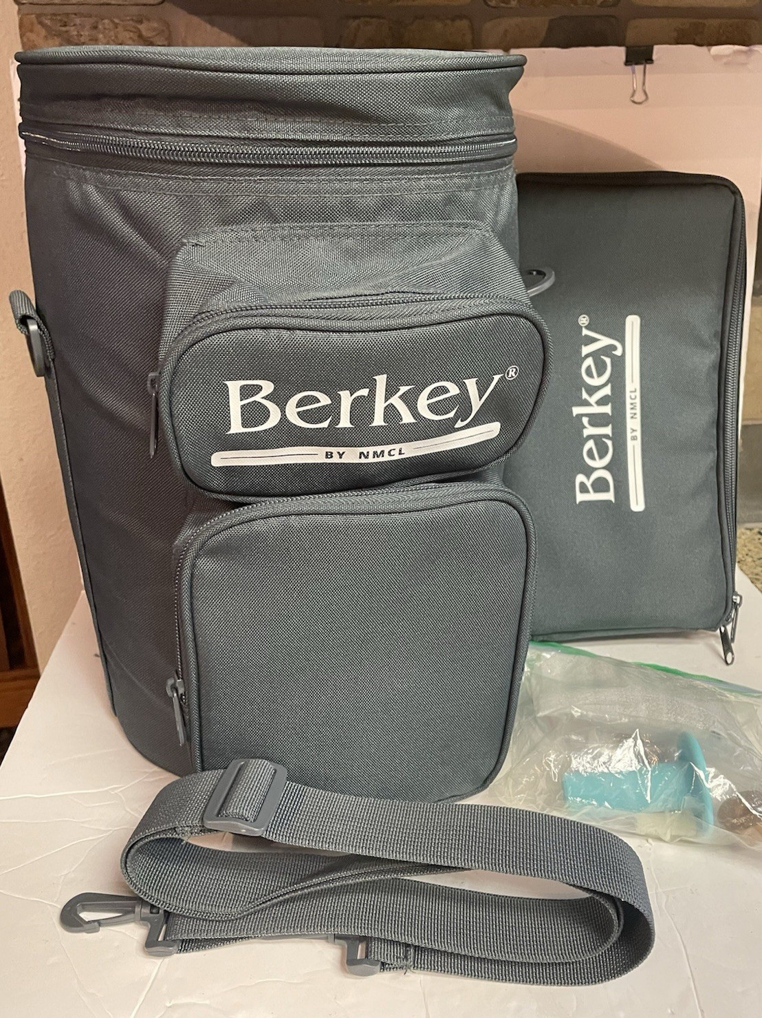 Berkey Padded Gray Carrying Tote & Case for Use with Travel Water System & More