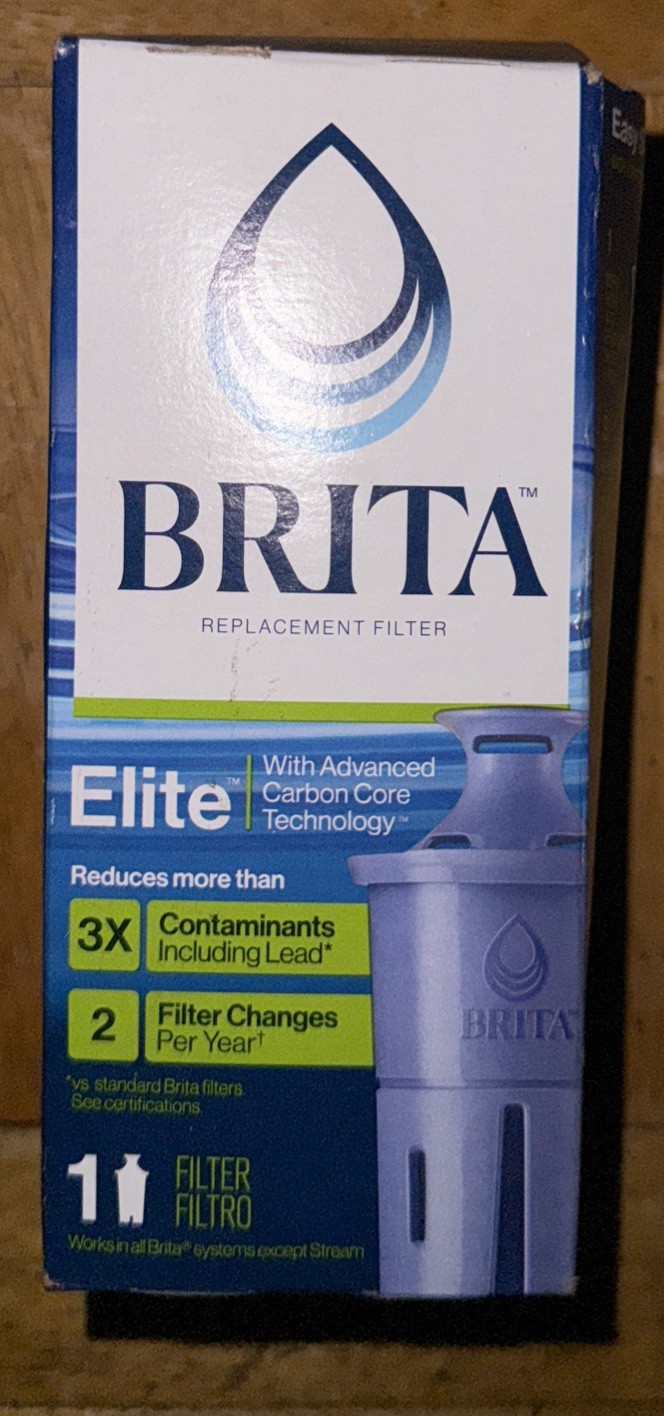 NEW Brita Elite Replacement Water Filter for Pitcher (OB06) Factory Sealed