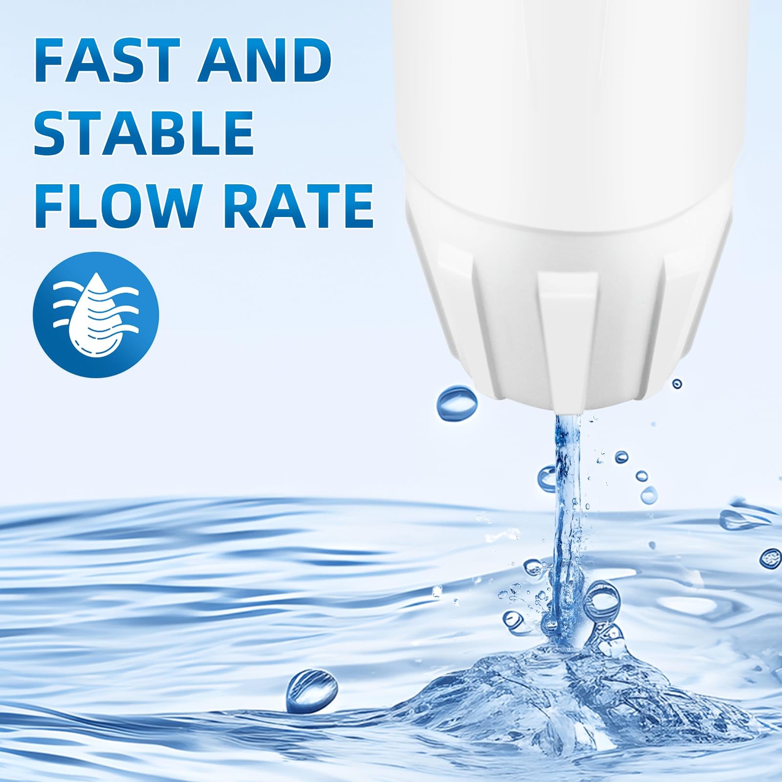 Replacement for Zero Water Filter, Pitcher ZR-001 ZR-004 ZR-017, 5-Stage Filt…