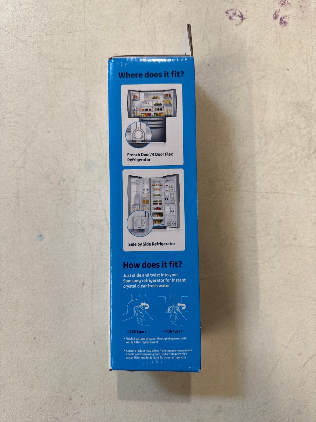 SAMSUNG Genuine Filter for Refrigerator Water and Ice, Carbon Block Filtration