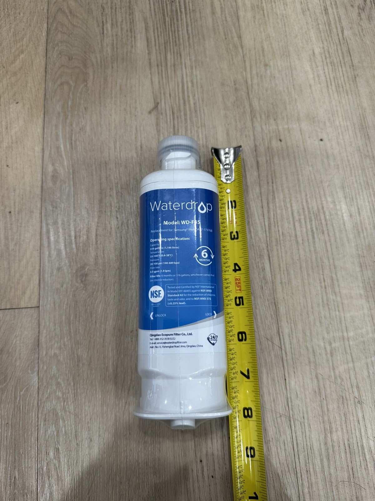 Waterdrop WD-F45 Water Filter – New & Sealed