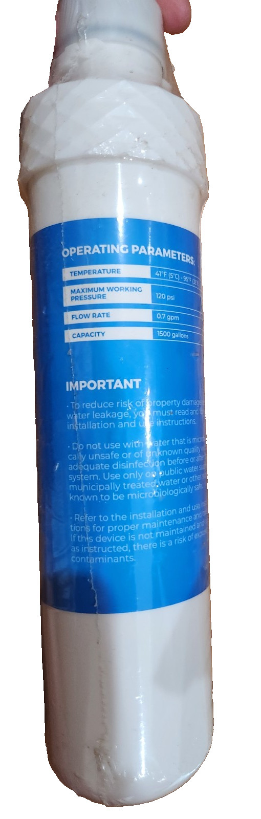 Crystala Filter Stage 1 Cotton Sediment Replacement Filter 2-Stage