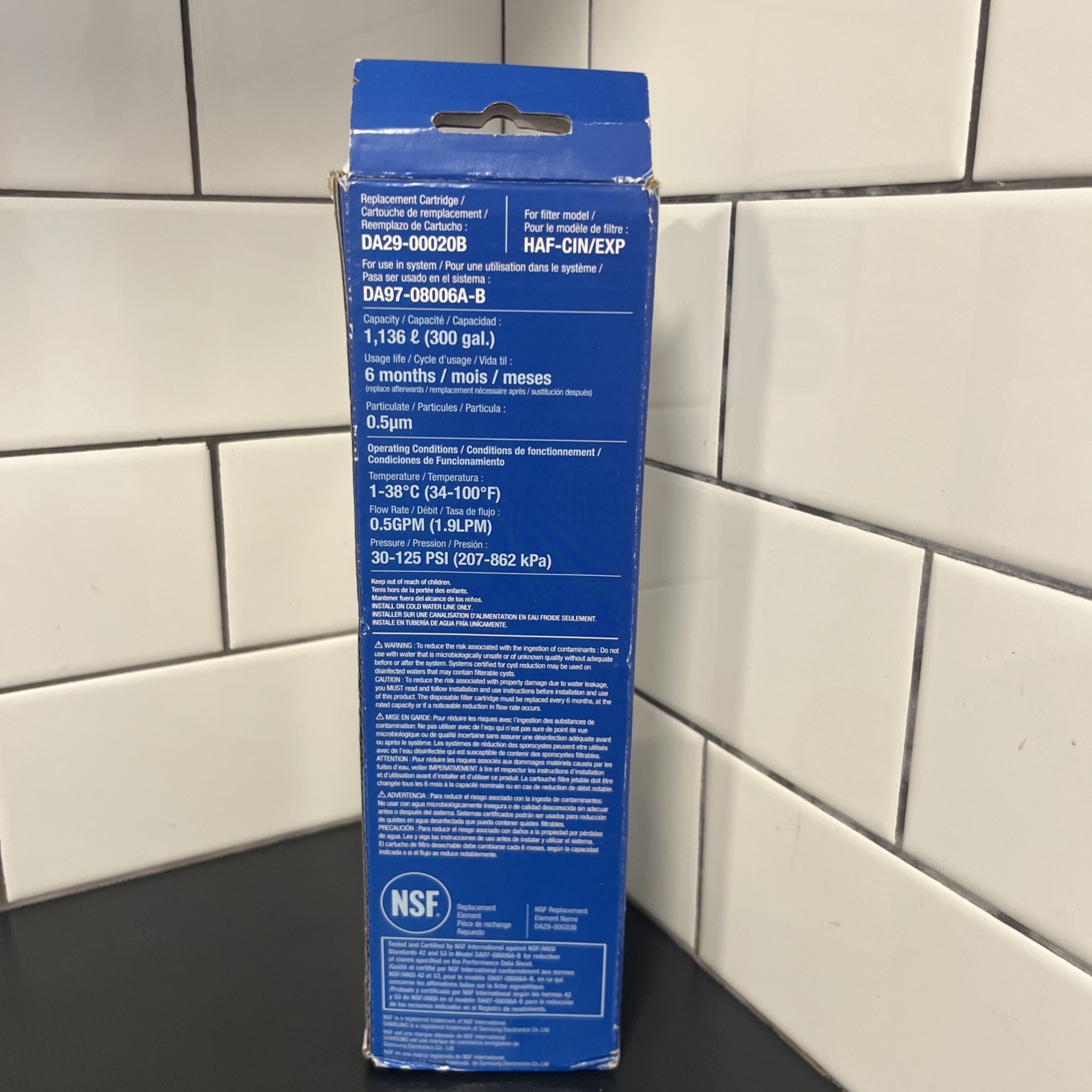 NEW Samsung DA29-00020B HAF-CIN/EXP Refrigerator Ice & Water Filter Genuine OEM