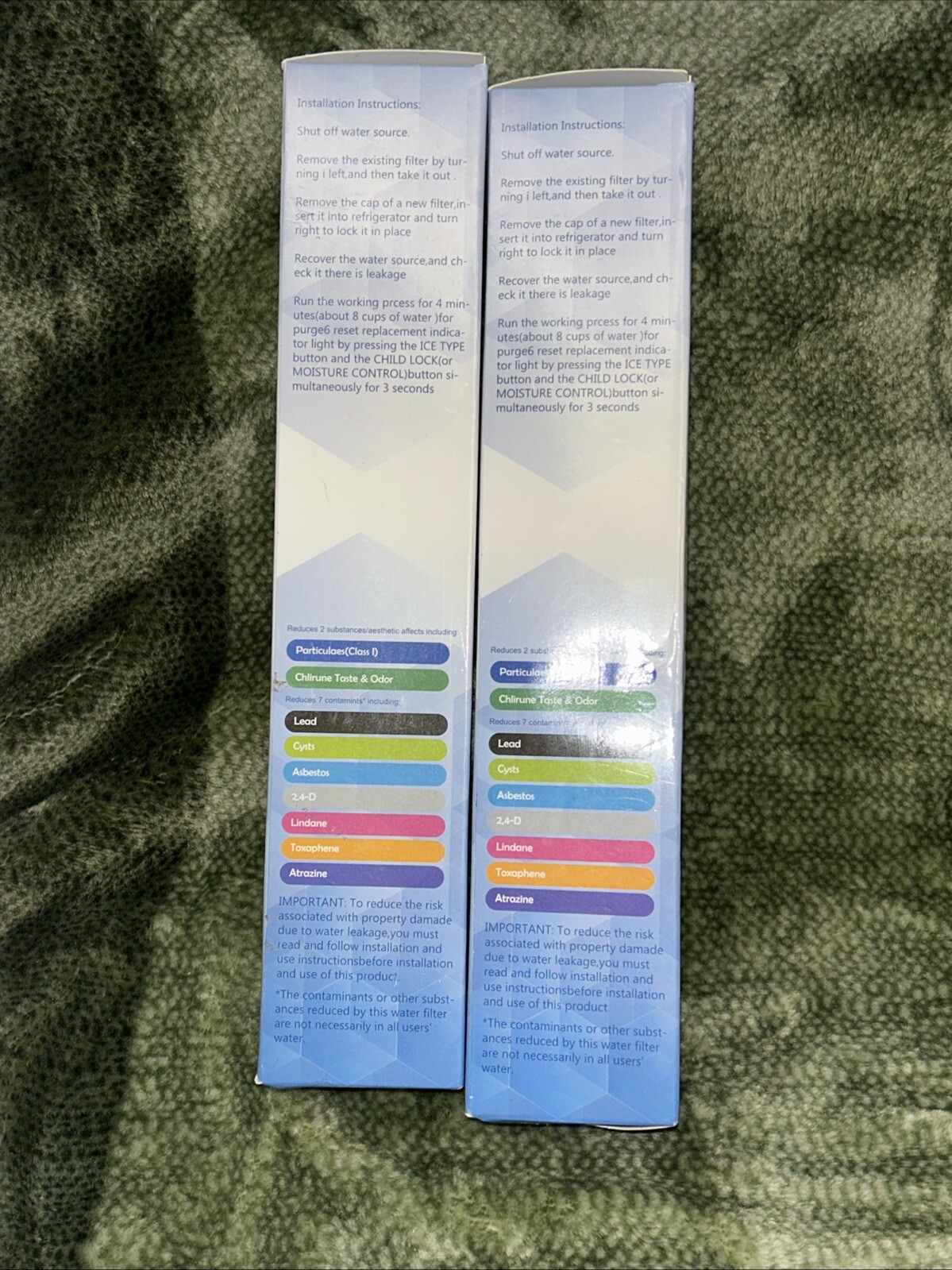 Lot of 2 – Waten H20 Replacement Filters 3 #4396841/43968710 NIB