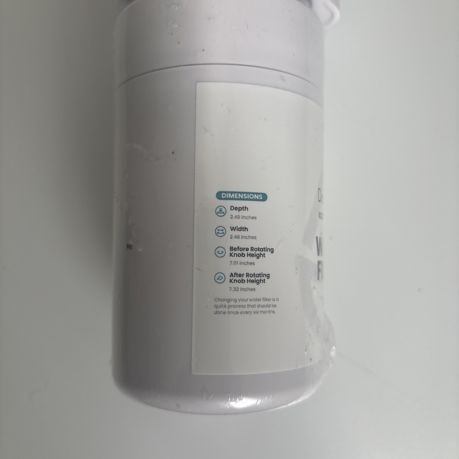 Dropology EDRARXD1 Fridge Water Filter Replacement EDRA Compatible Cartridge NEW