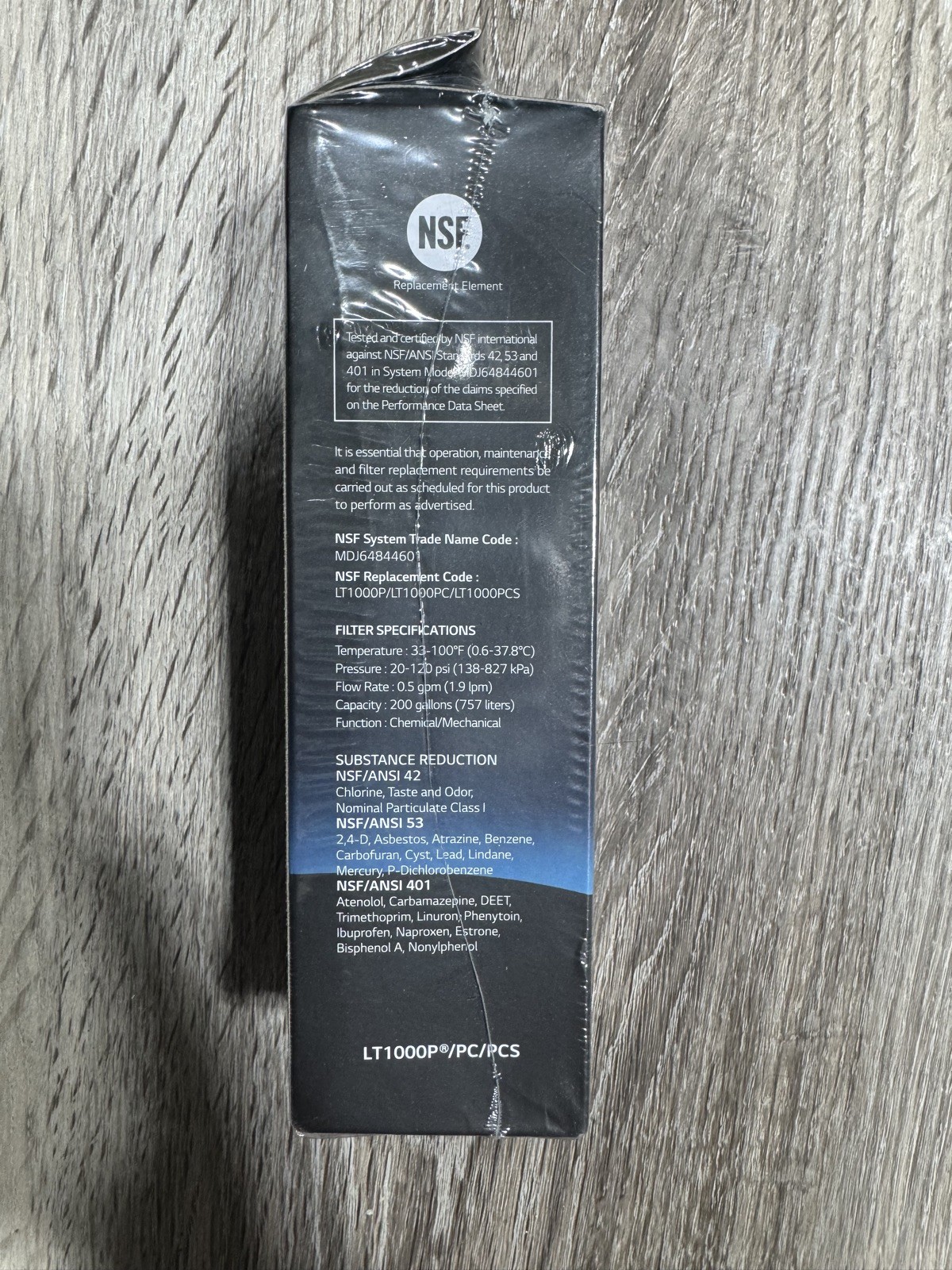 LG LT1000P 6Month / 200Gal Capacity Replacement Refrigerator Water Filter…
