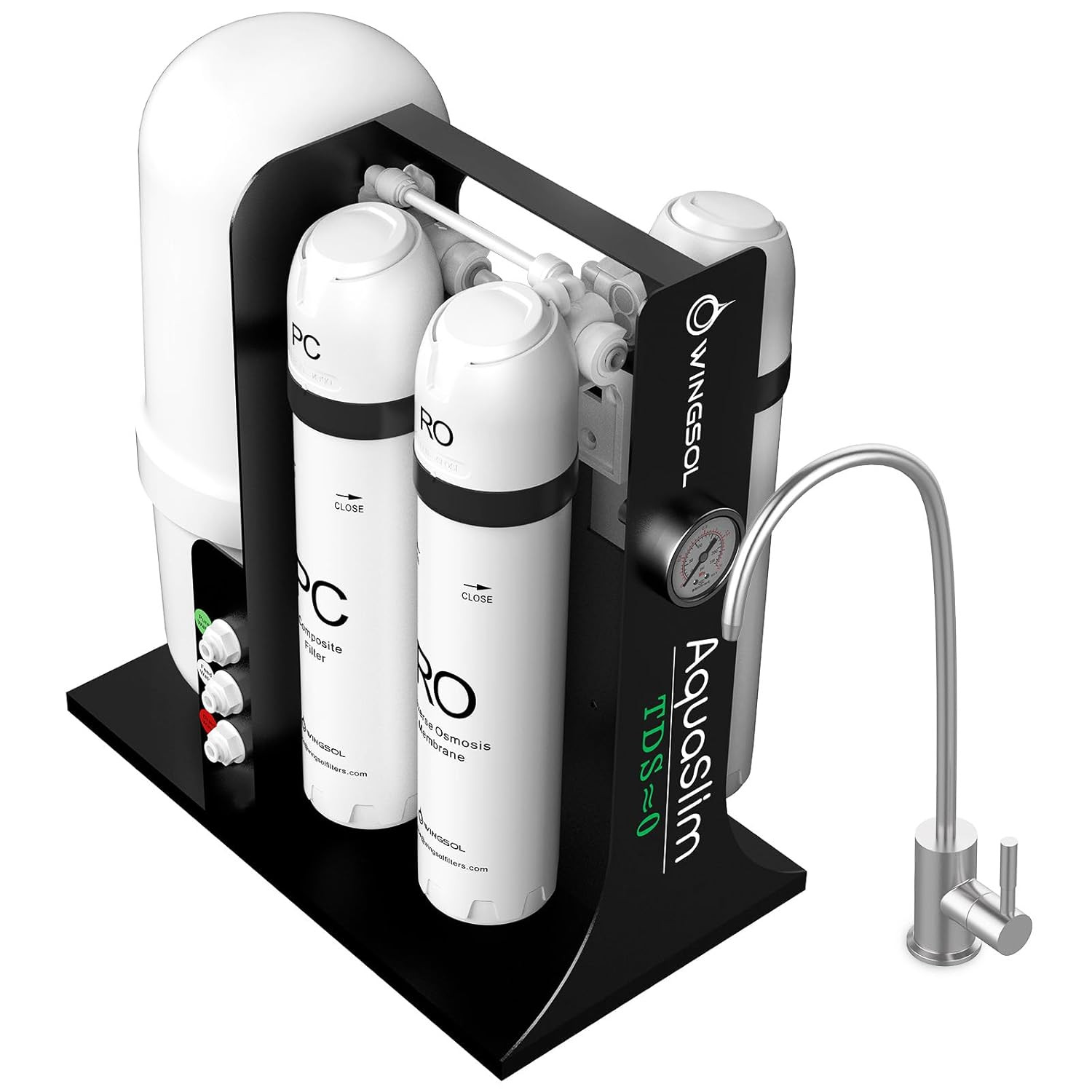 8-Stage Under Sink RO Water Filter System – NSF Certified, No Electricity Needed