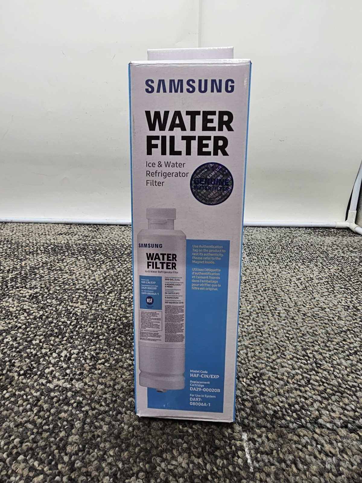 (QTY 6) Samsung DA29-00020B HAF-CIN/EXP Refrigerator Water Filter Carbon Block