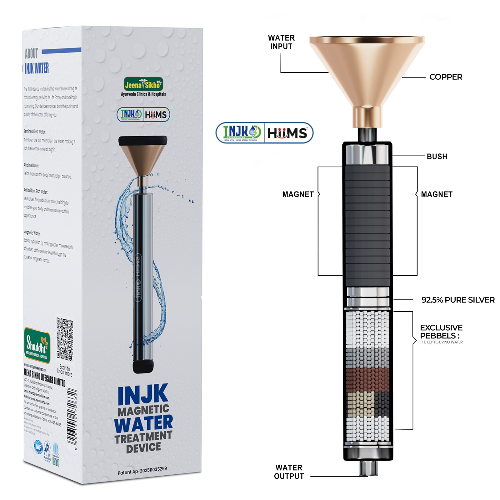Jeena Sikho INJK Alkaline Water Filter System No Replacement Filter Free Kit
