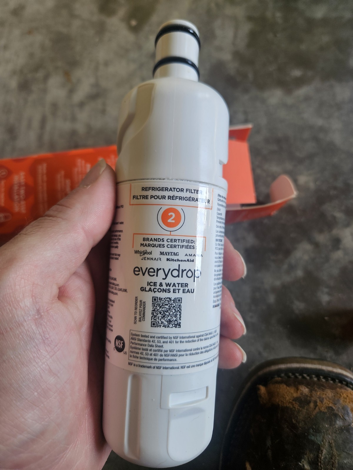 EDR2RXD1 Refrigerator Filter