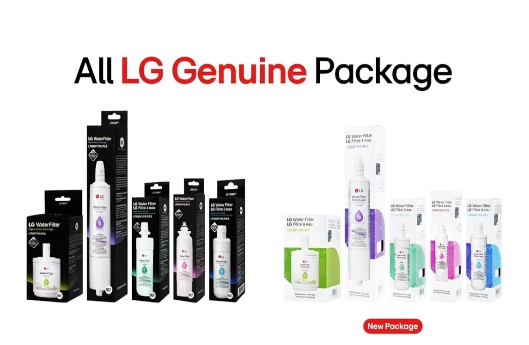 2 Pk Genuine LG LT1000P2 6-Month /200 Gal Refrigerator Replacement Water Filter