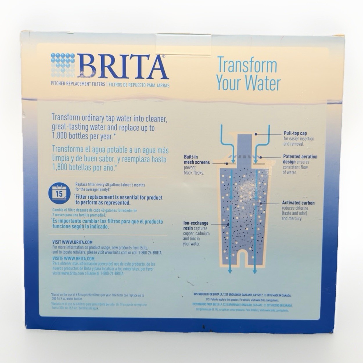 Brita Pitcher 987554 Replacement Filters – 10 Pack – New Sealed
