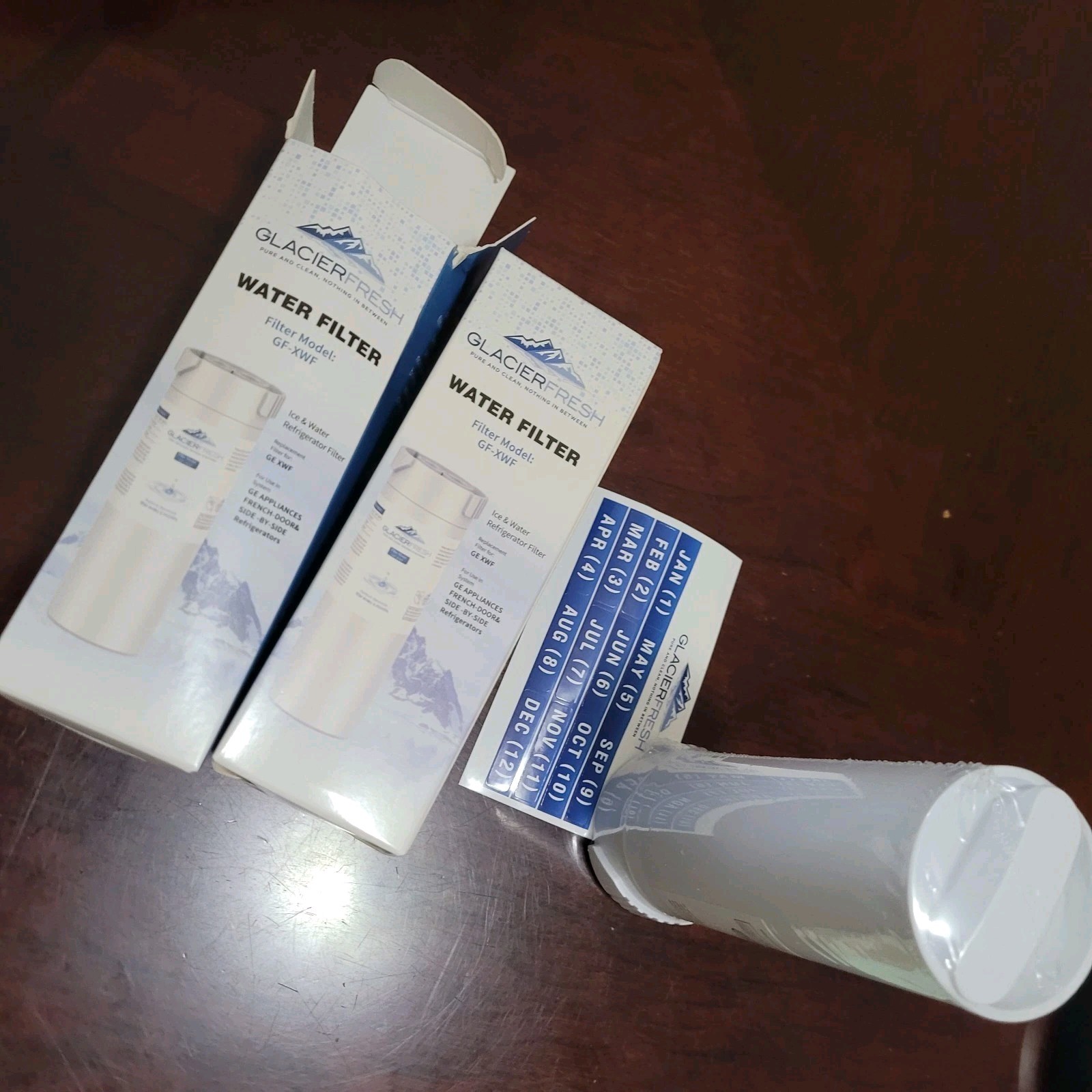 2 Pack Glacier Fresh GF-XWF Water Filter Replacement for GE XWF – New Sealed