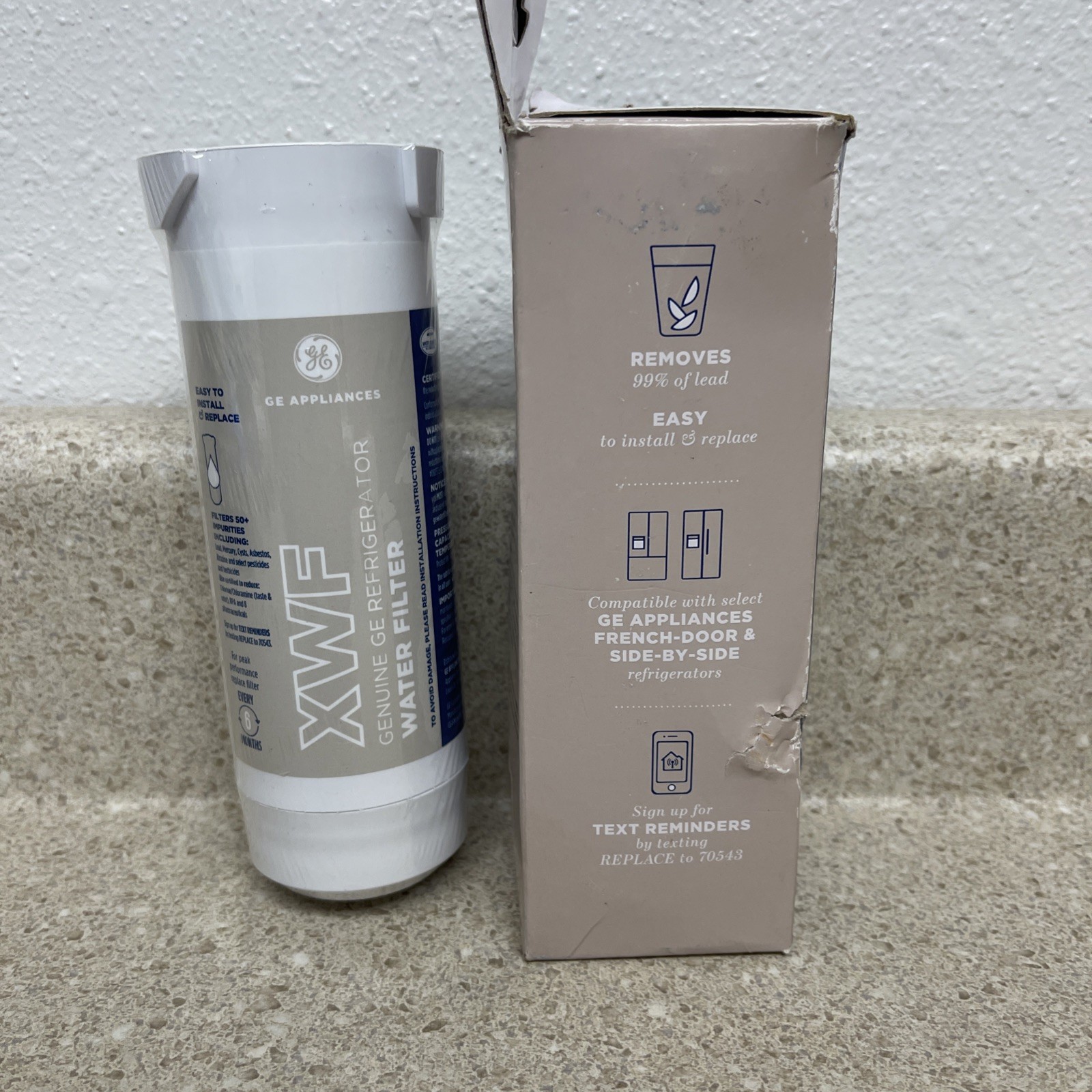 Genuine GE XWF Water Filter Purification Refrigerator Cartridge 170 Gal *NEW