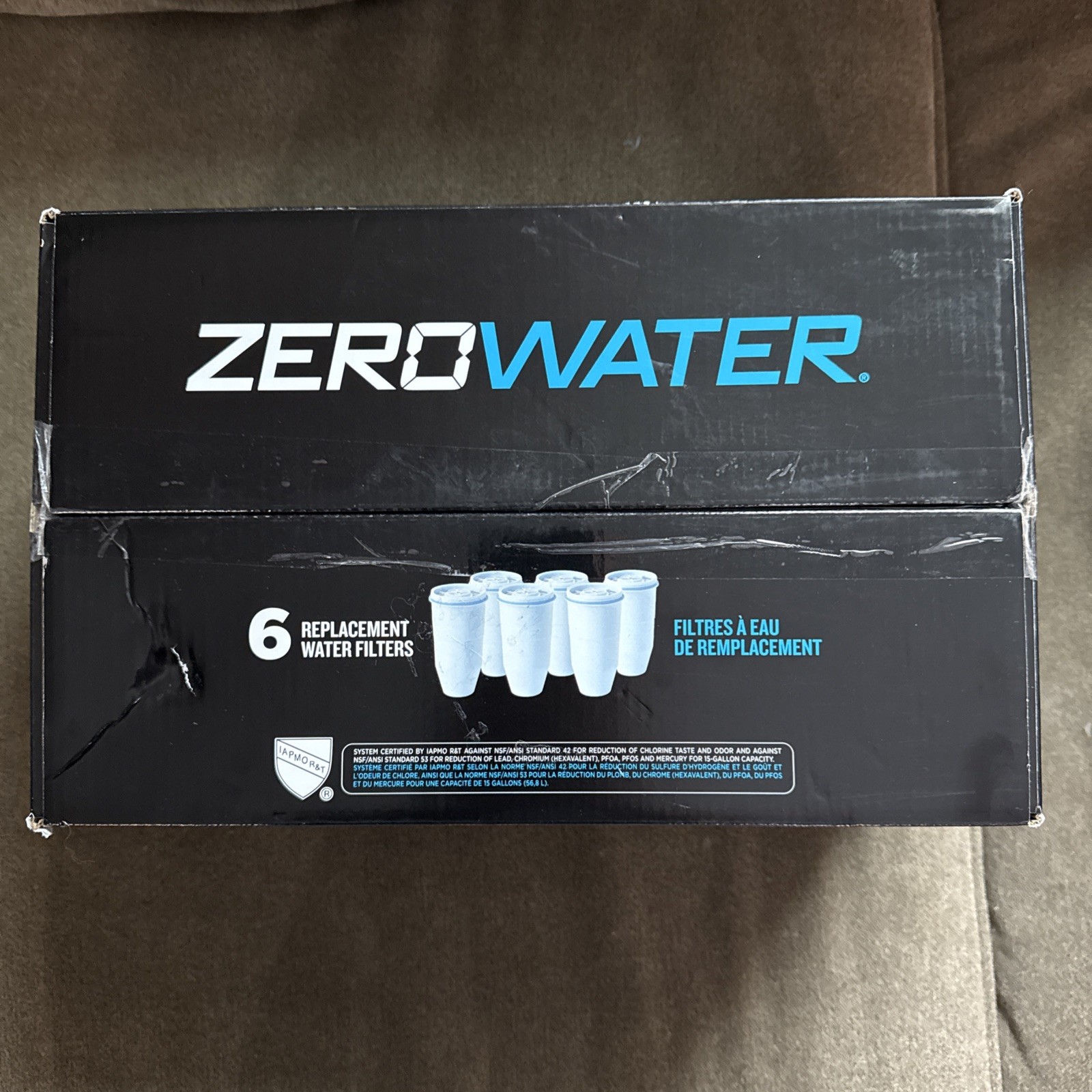 ZeroWater Replacement Water Filters 6-Pack BPA Free 5 Stage Brand New ZR-006