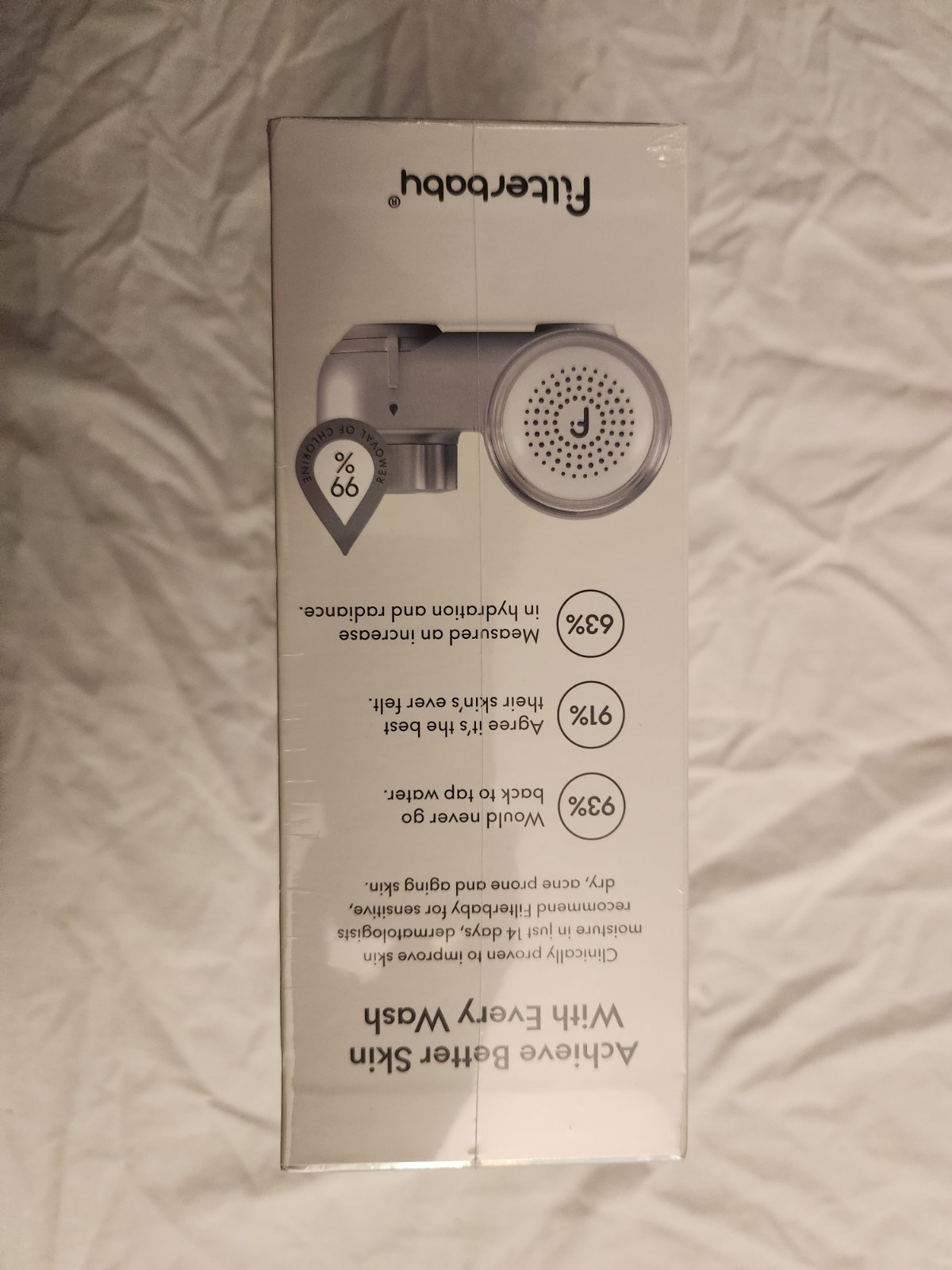 Filterbaby – Skincare Water Filter (Silver) New/Sealed