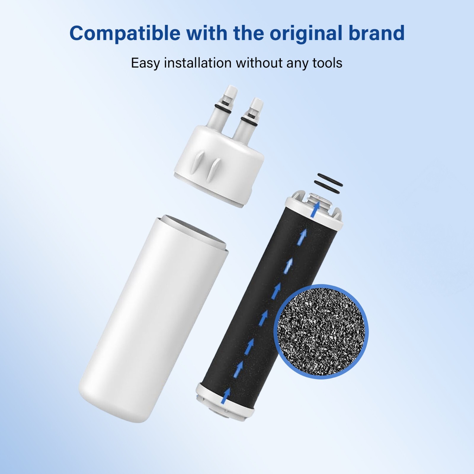 4 Pck Fridge Filter – EDR1RXD1, W10295370A, Filter 1, 46-9081, 46-9930, KAD1RXD1