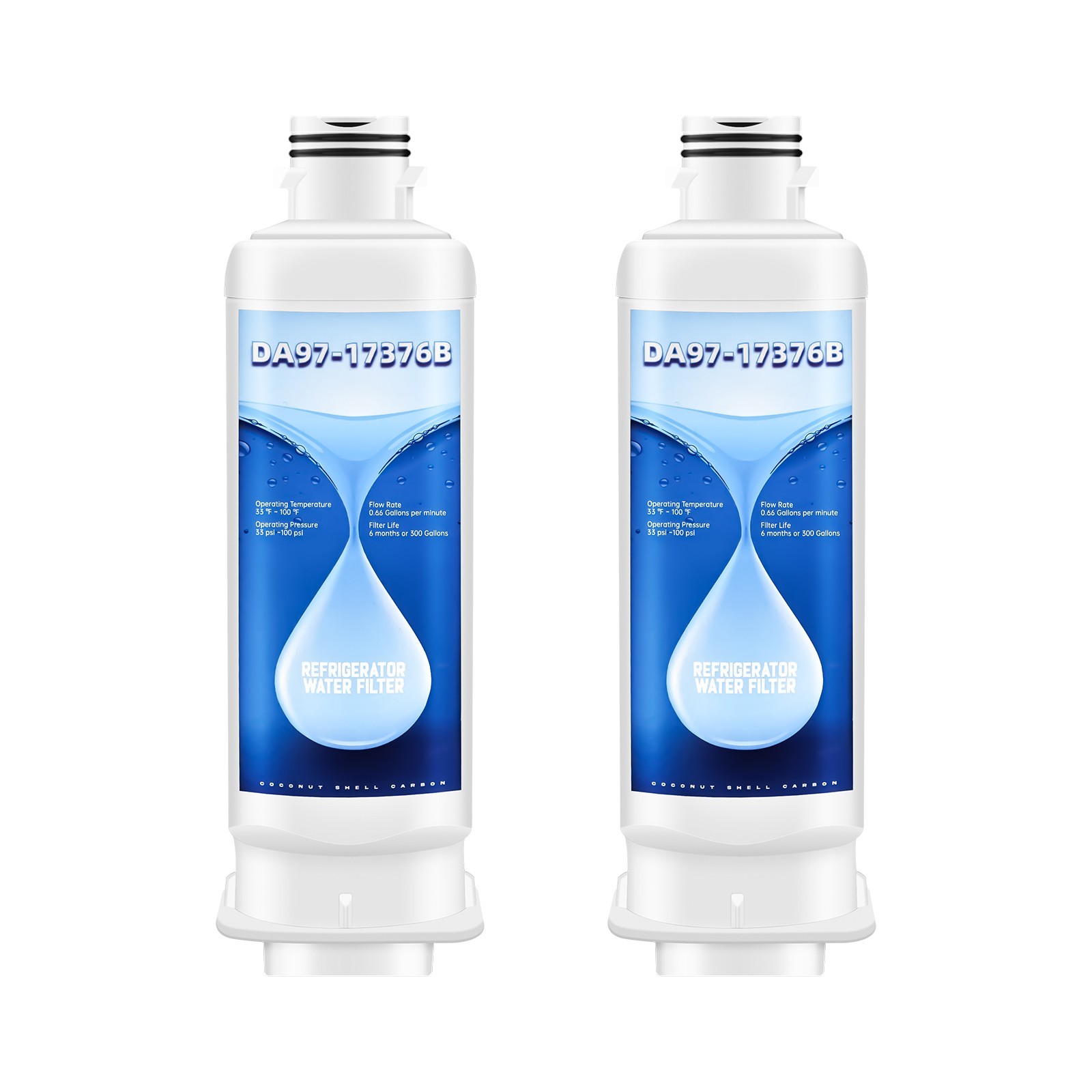 DA97-17376B Water Filter Replacement Fit For Samsung HAF-QIN, HAF-QIN/EXP,WD-F45