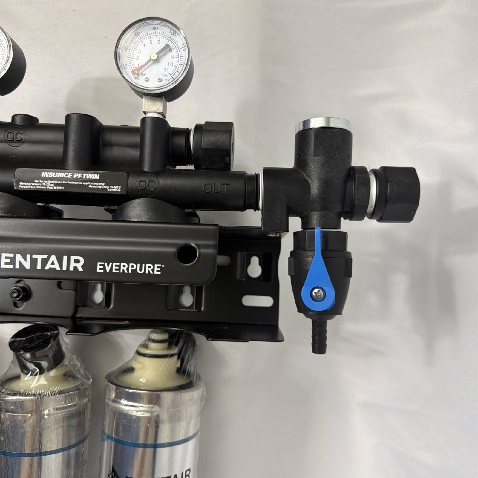 Pentair Everpure Insurice Twin PF-i2000² Commercial Ice Water Filter System NEW