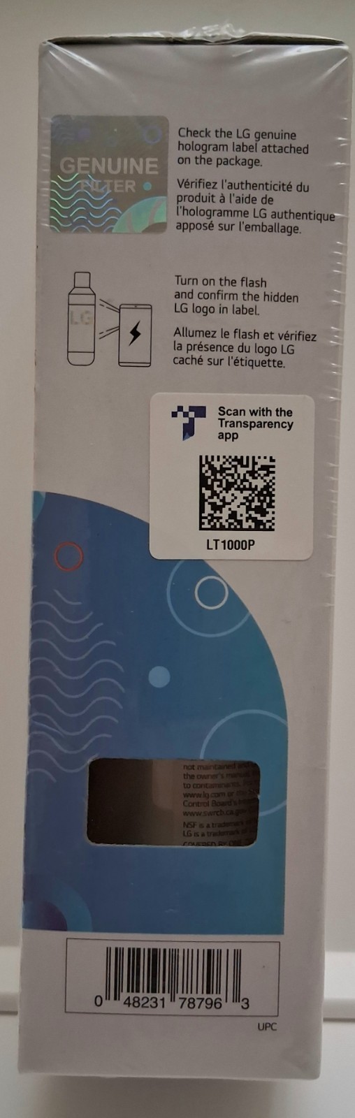 LG LT1000P Water Filter Replacement Cartridge LT1000PC/PCS – NSF (A13)