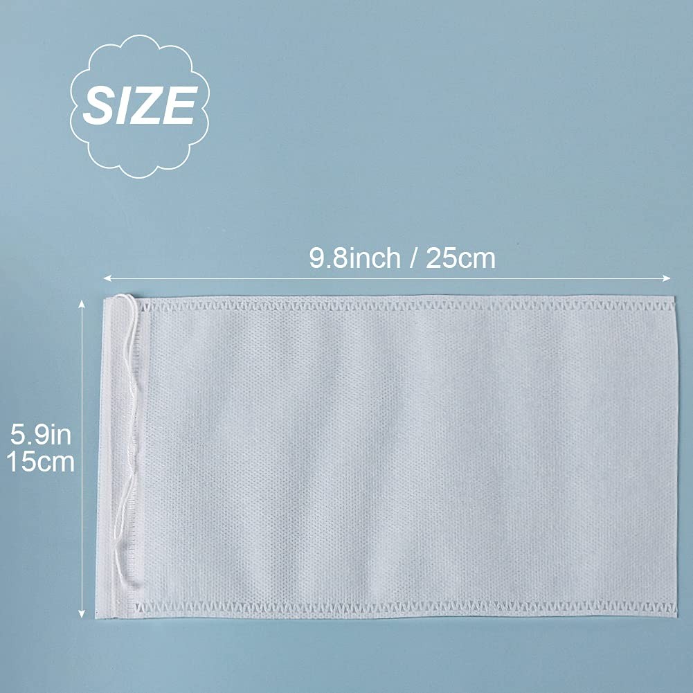 YQL Cold Brew Coffee Filter,50PCS 6X10 Inch No Mess 6X10inch, White