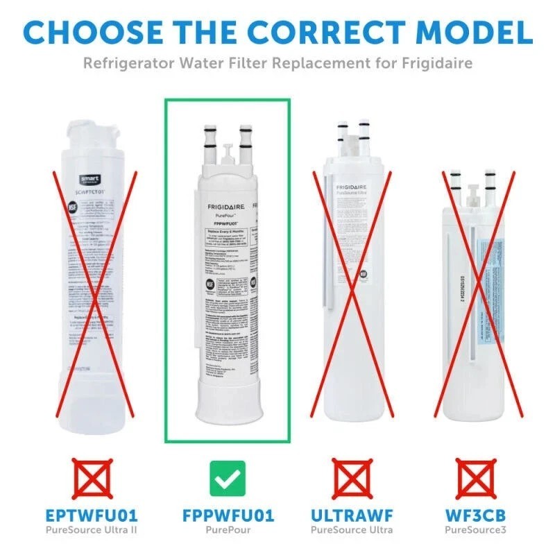 1 PACK NEW Frigidaire EPTWFU01 Pure Source Ultra II Refrigerator Water Filter