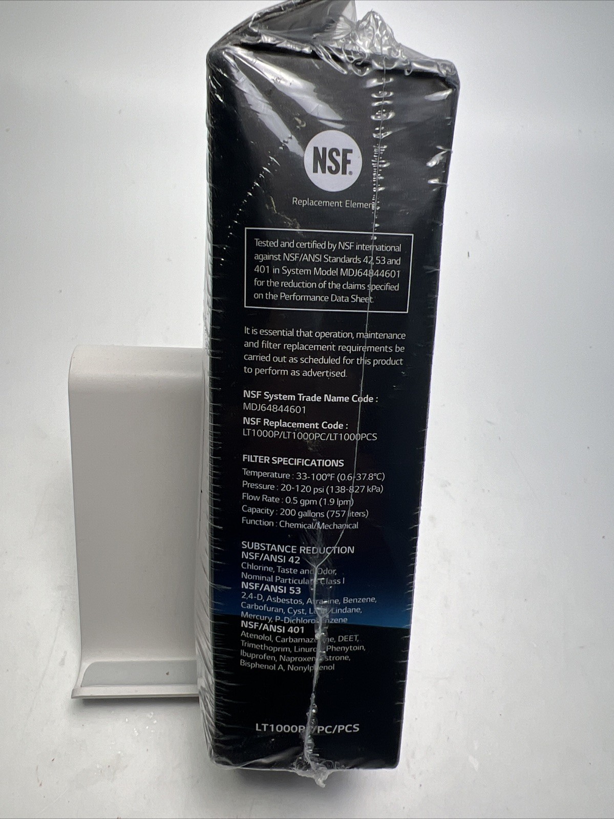 Genuine LG LT1000P 6Month /200Gal Capacity Replacement Refrigerator Water Filter