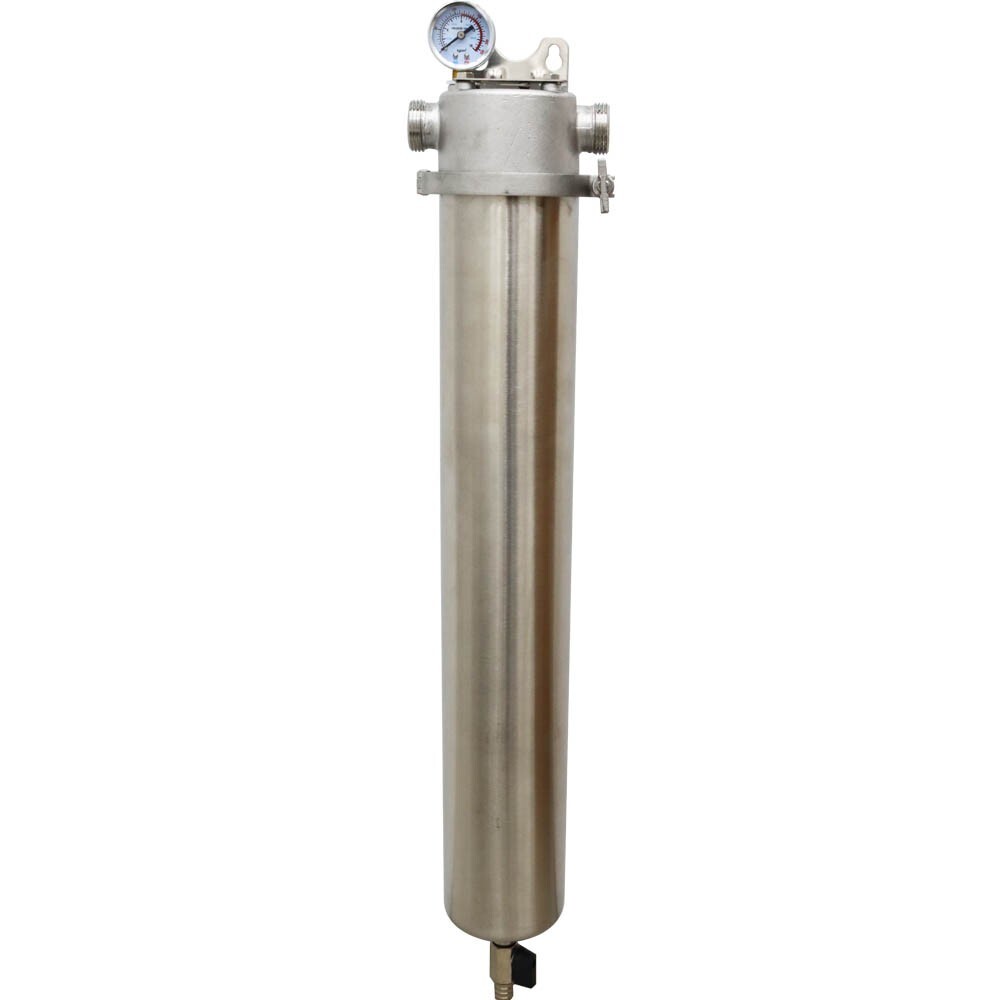 1 Inlet 20in 304 Stainless Steel Front Filter w/ 40μm Filter Screen 15000L/h