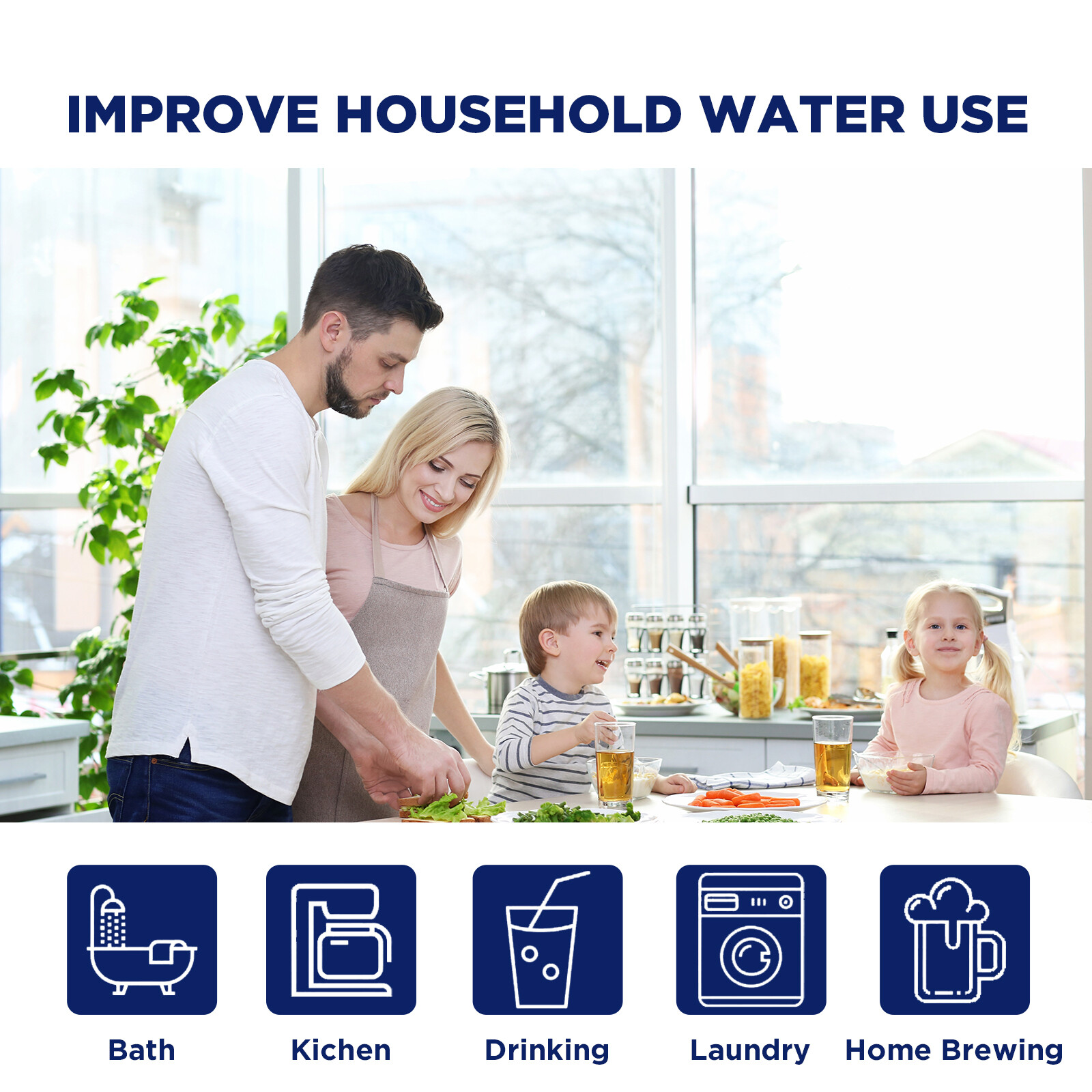 1-10 Pack 1/5 Micron 20″x4.5″ Big Sediment Water Filter Whole House Replacement