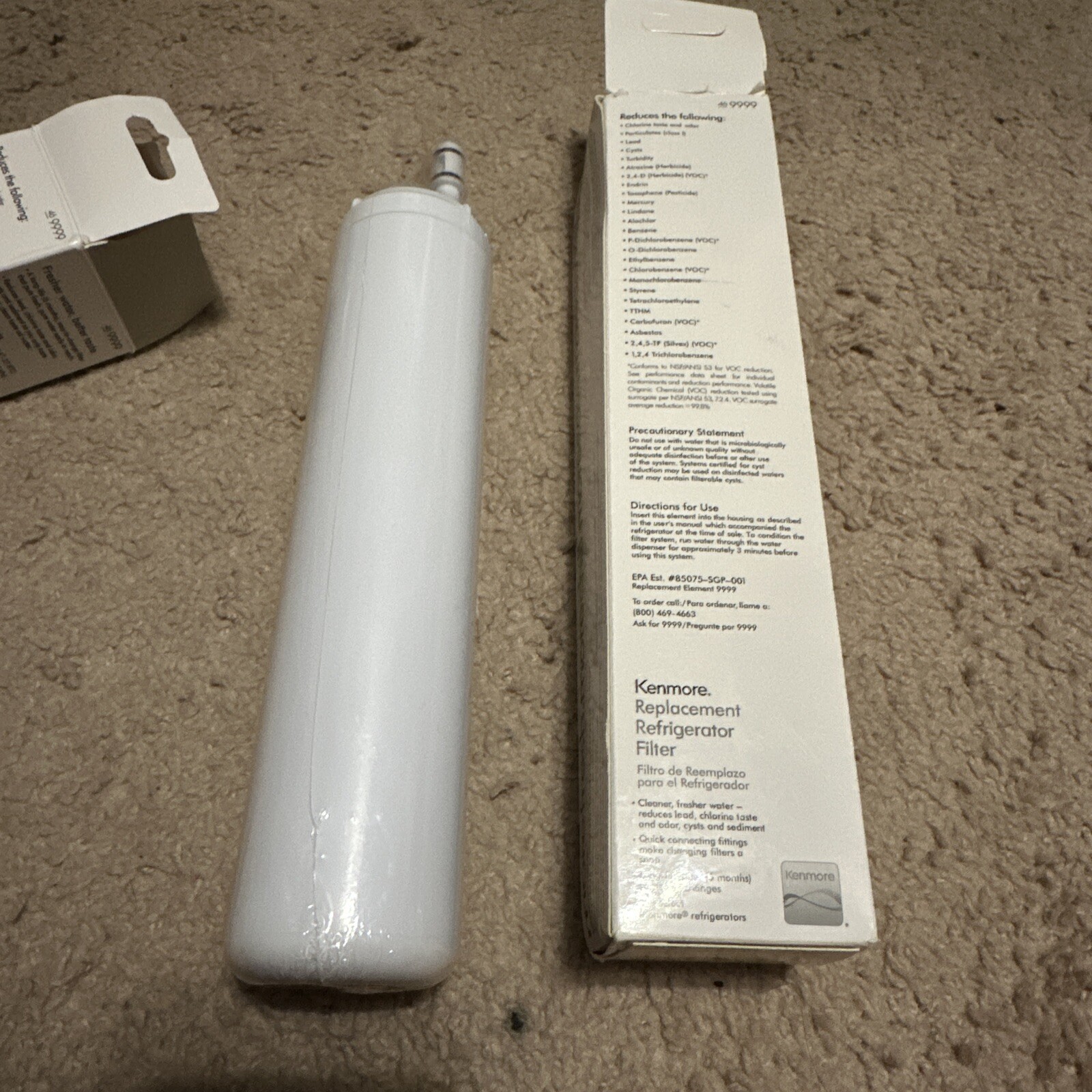 Lot of 2 Kenmore 46-9999 Refrigerator Replacement Filters T24