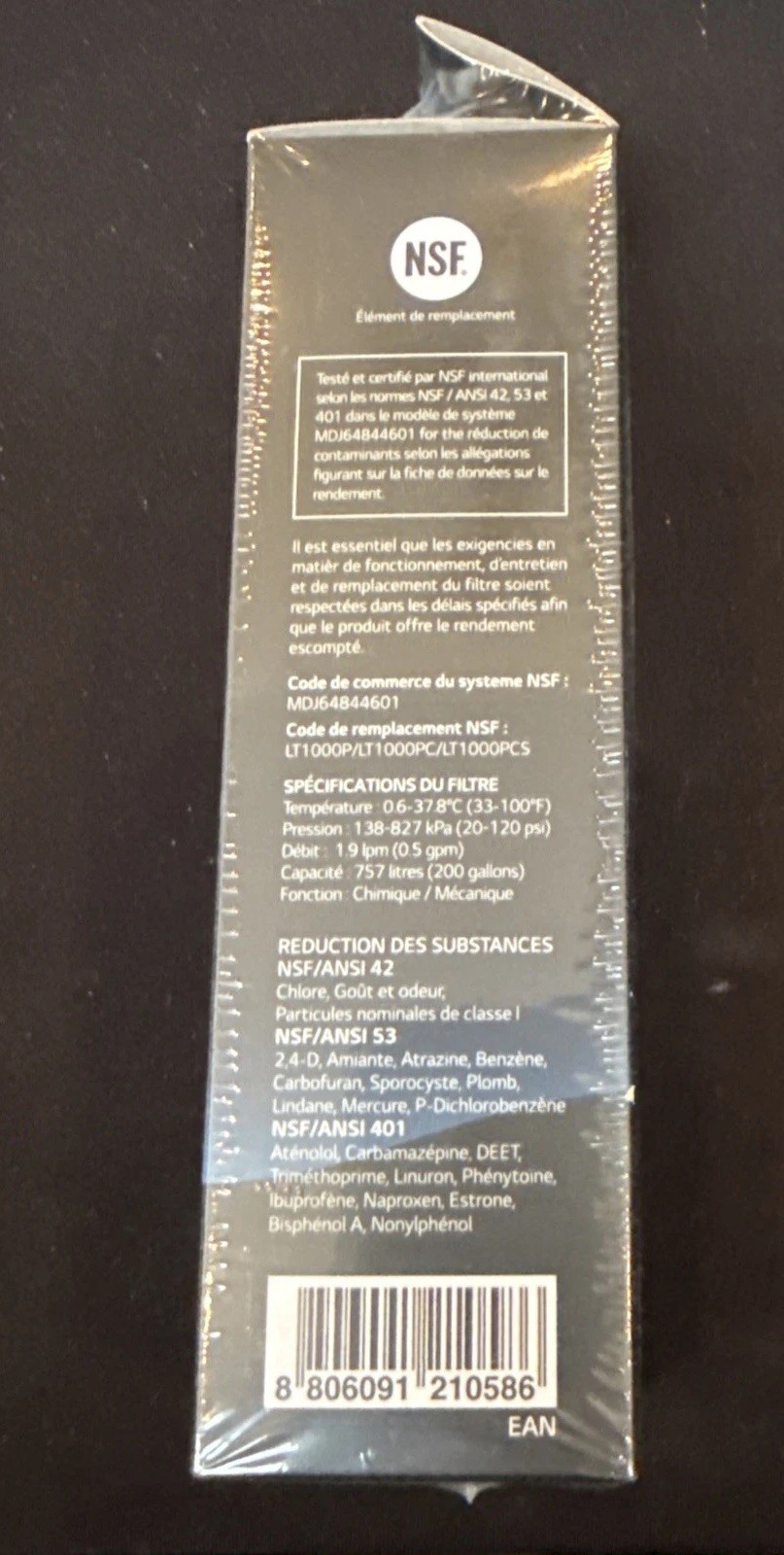 LG LT1000P 6Month / 200Gal Capacity Replacement Refrigerator Water Filter…