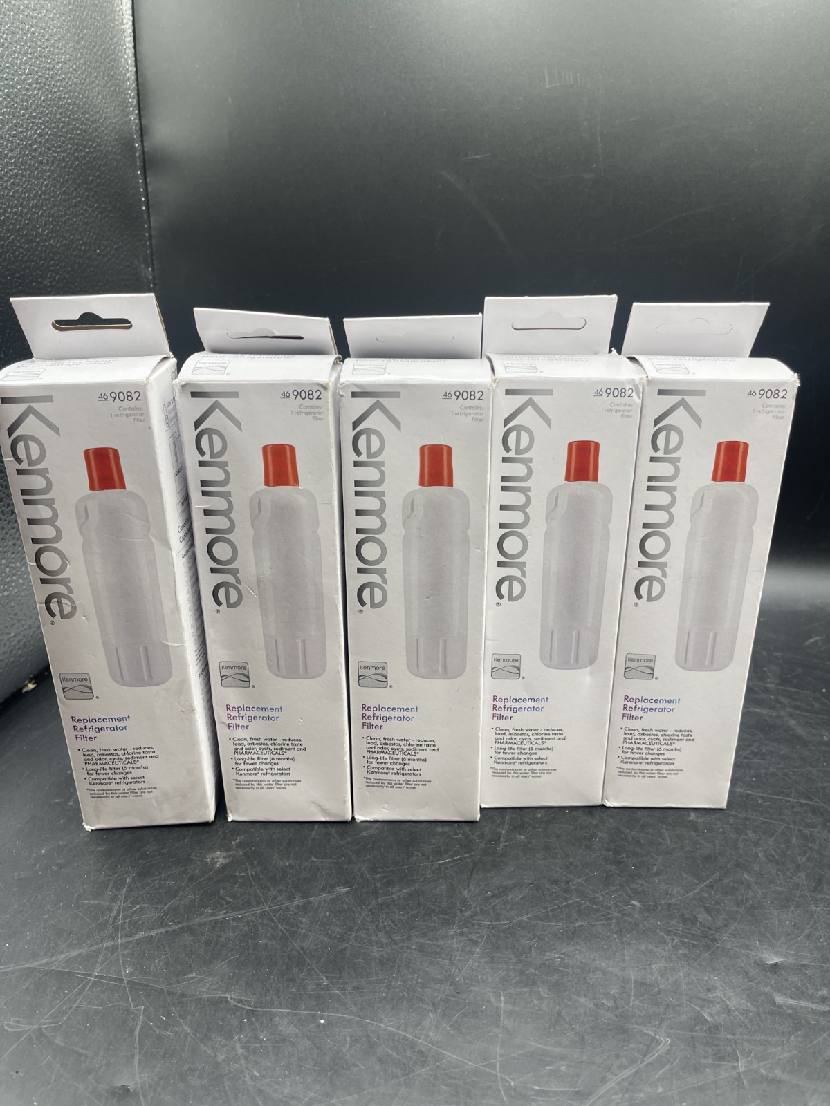 5 Pack Kenmore 9082 Replacement Refrigerator Water Filter For 469082 9903 USA
