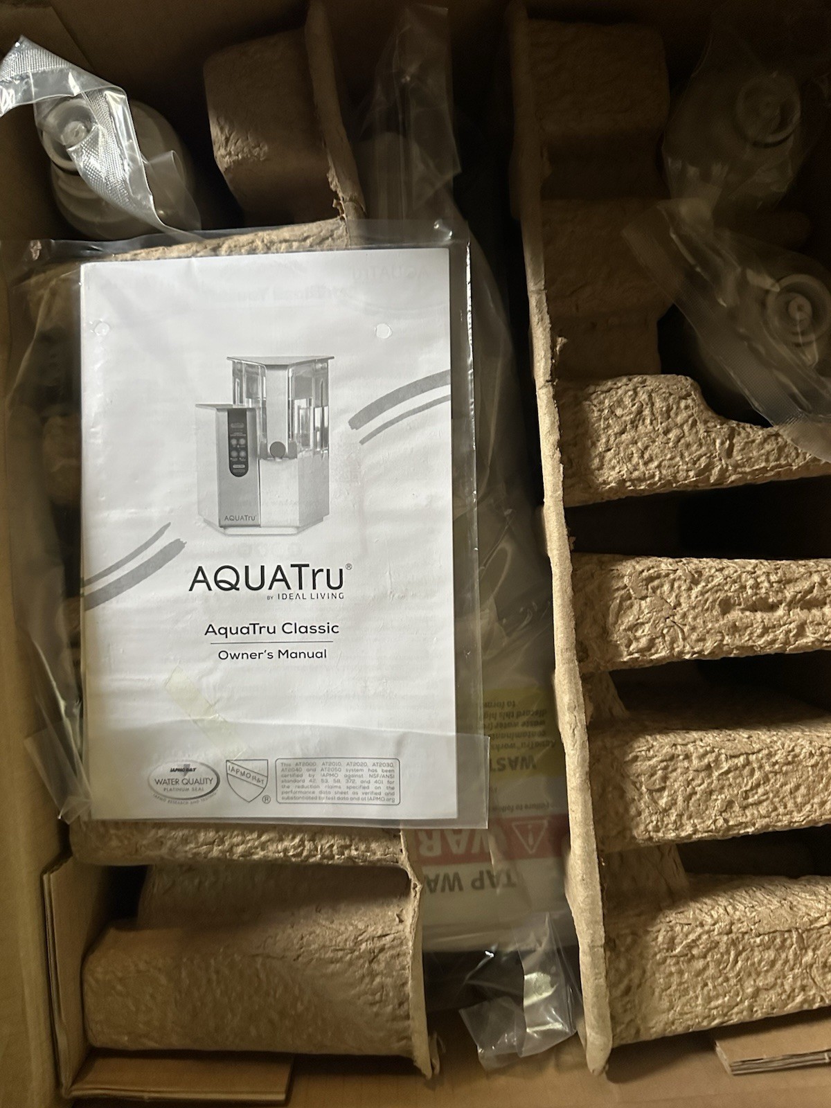 AquaTru Classic Countertop Reverse Osmosis Water Purifier 4-Stage RO Filter