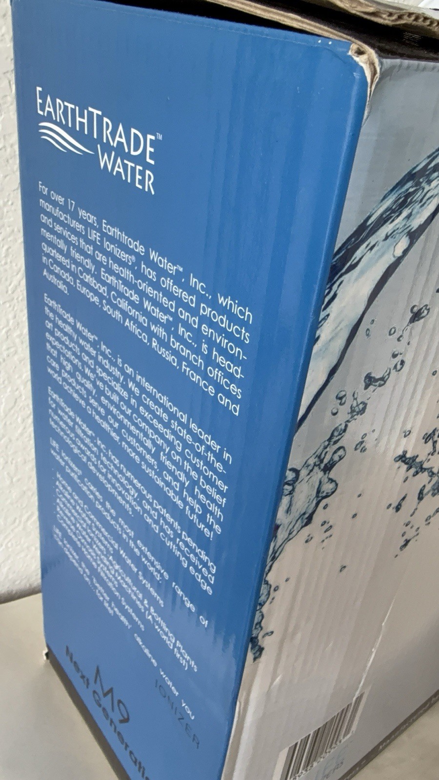 LIFE IONIZERS M9 NEXT GENERATION *Alkaline Water Ionizer NEW Open Box