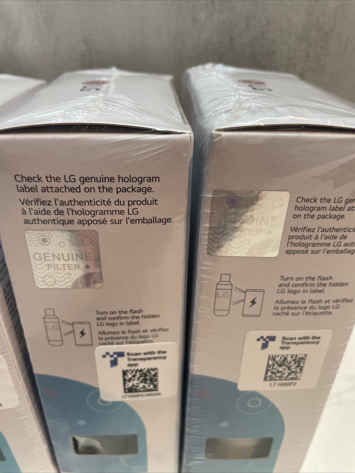 4-2pks. Genuine LG LT1000P2 6-Month / 200 Gal Refr Replacement Water Filter