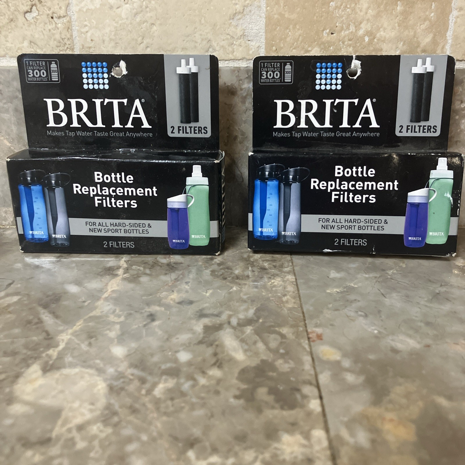 2x Packs Of 2 – Brita Bottle Replacement Filters BB06 Hard Sided & Sport Bottles