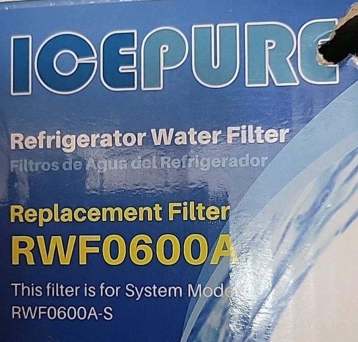 GENUINE ICEPURE RWF0600A REFRIGERATOR WATER FILTER USA SELLER FREE SHIPPING…