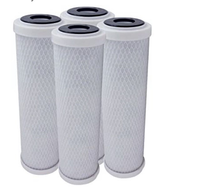 4 Pack Compatible for Flow-Pur 8 Carbon Block Filter Cartridge WCBCS-975-RV by C