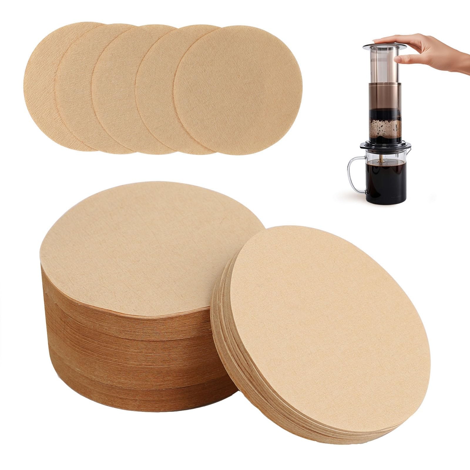 Replacement Coffee Filters Clinuse 800 Count, 2.5 inch, Primary Color
