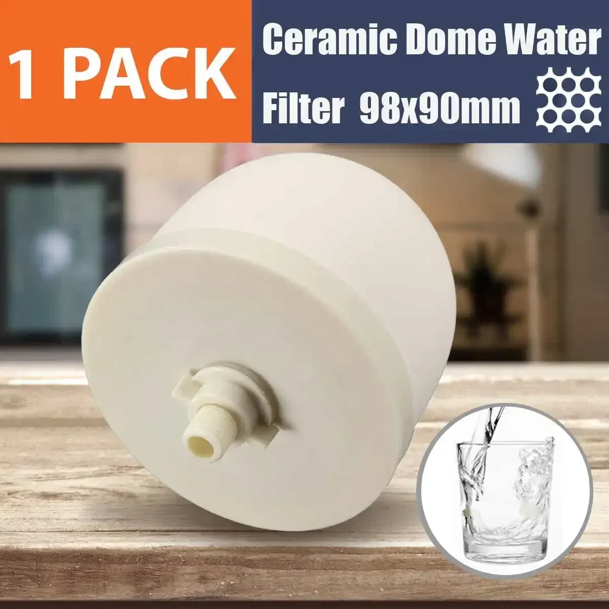 98mm*90mm Water Filter Ceramic Filter Element for Water Tank Mineral Diatomite