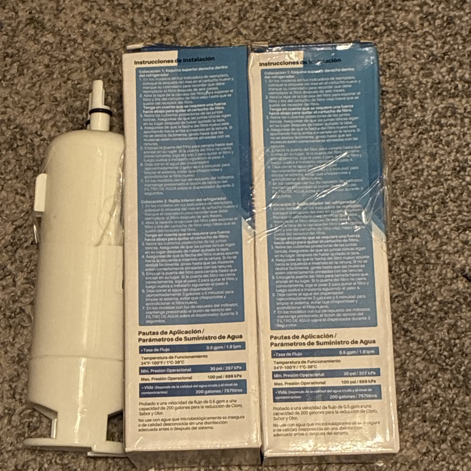 3x IcePure RWF6700A Water Filter for Multiple Refrigerators- White