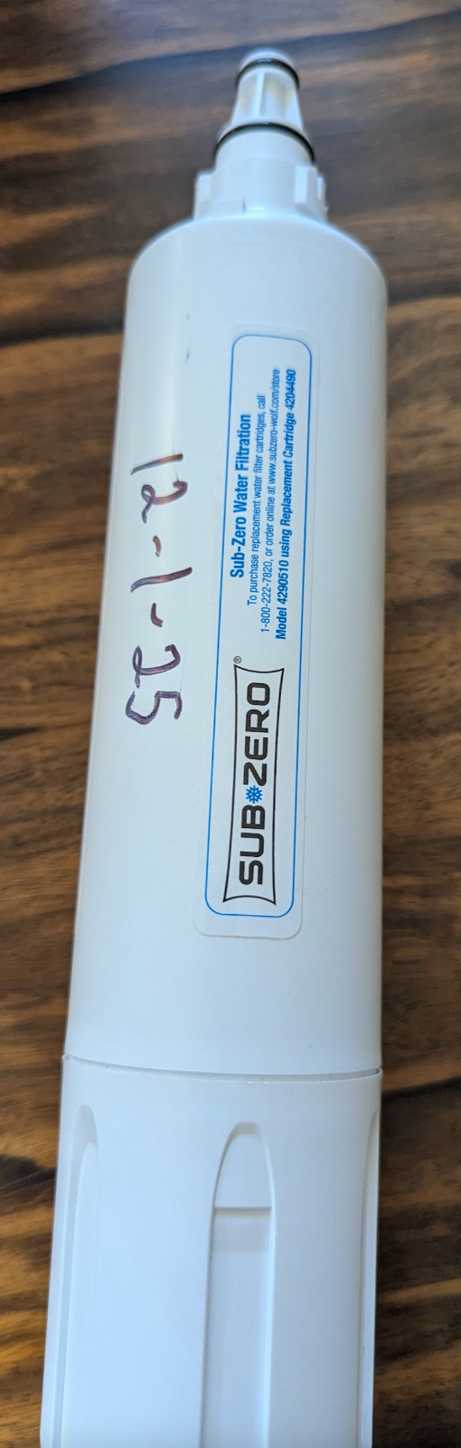 1 PACK Sub-Zero 4204490 Refrigerator Water Filter – White New