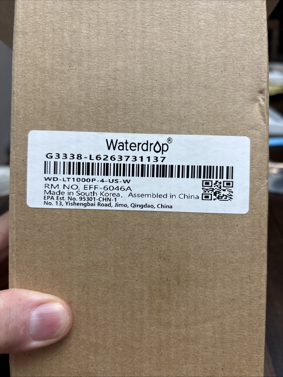 Waterdrop WD-F46 Water Filter 4-Pack New Sealed