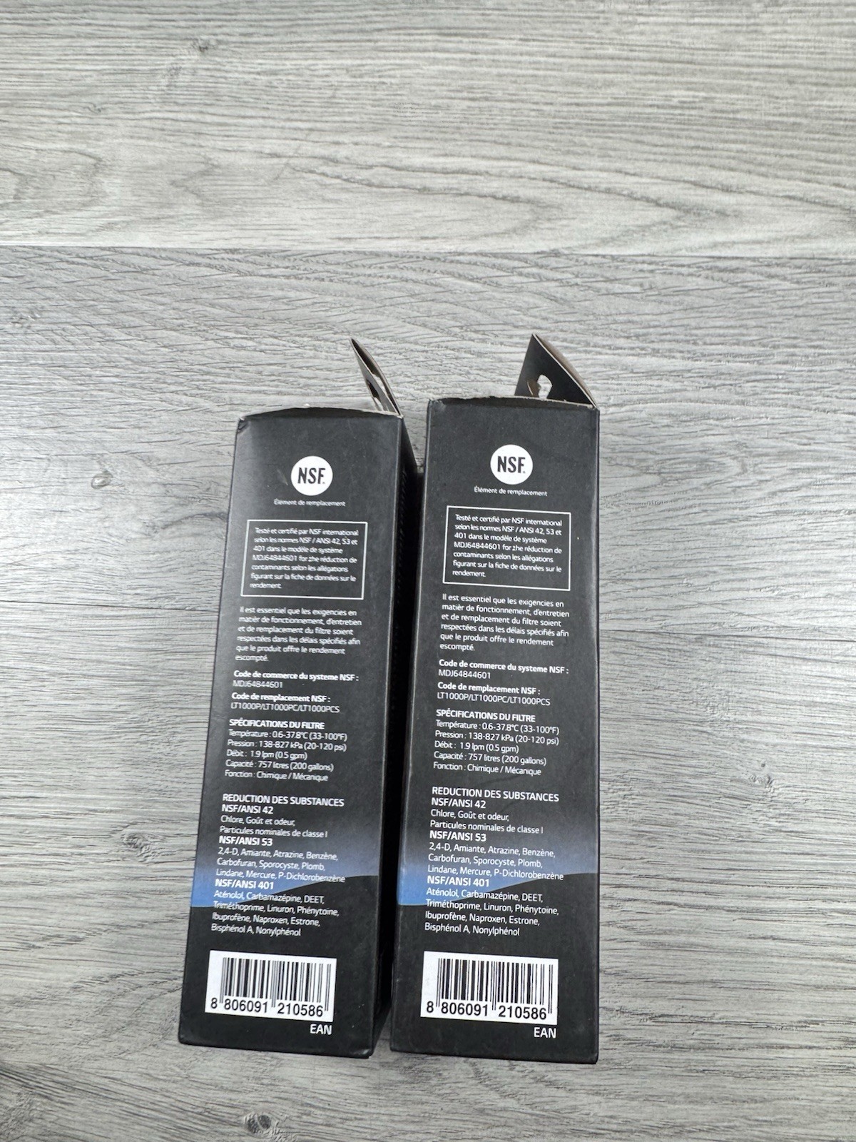 Genuine LG Water Filter Replacement Cartridge LT1000P New/Sealed Lot Of 2