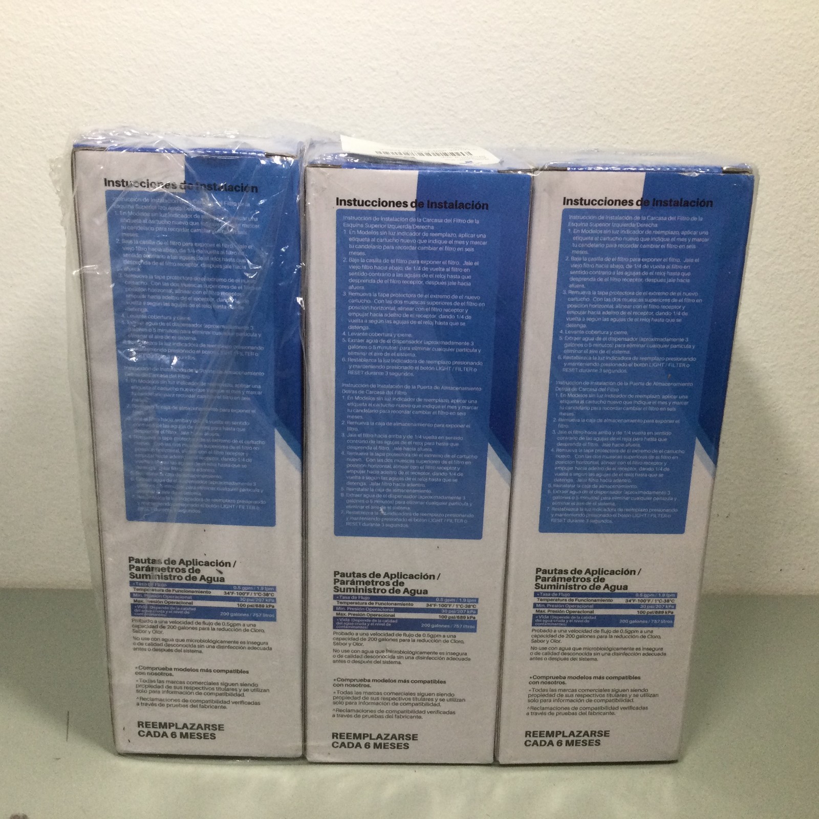 3 Packs PUREPLUS Refrigerator Water Filter RWF4700AC