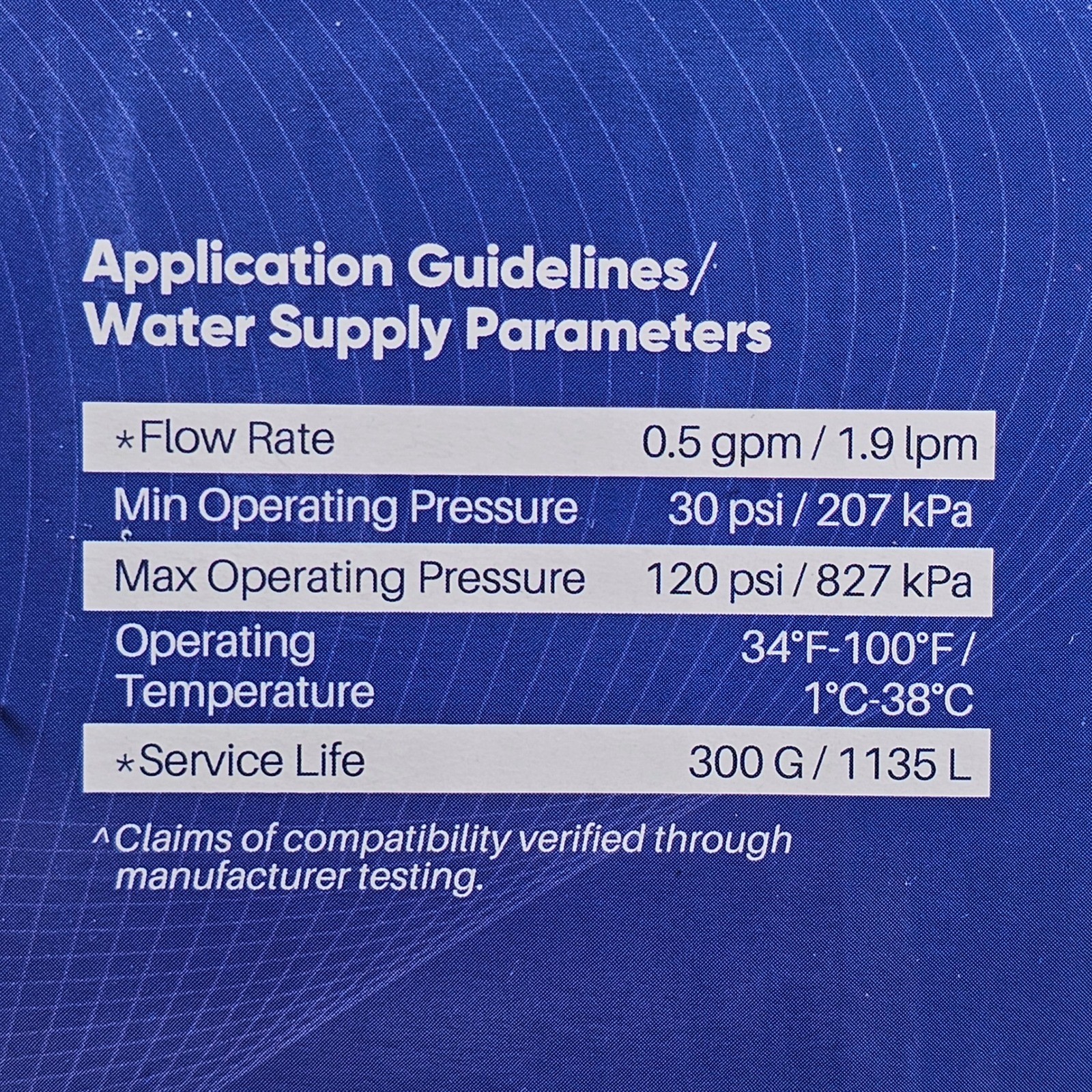 PurePlus PP-RWF4200A Refrigerator Water Filter Replacement Blue White Box NEW