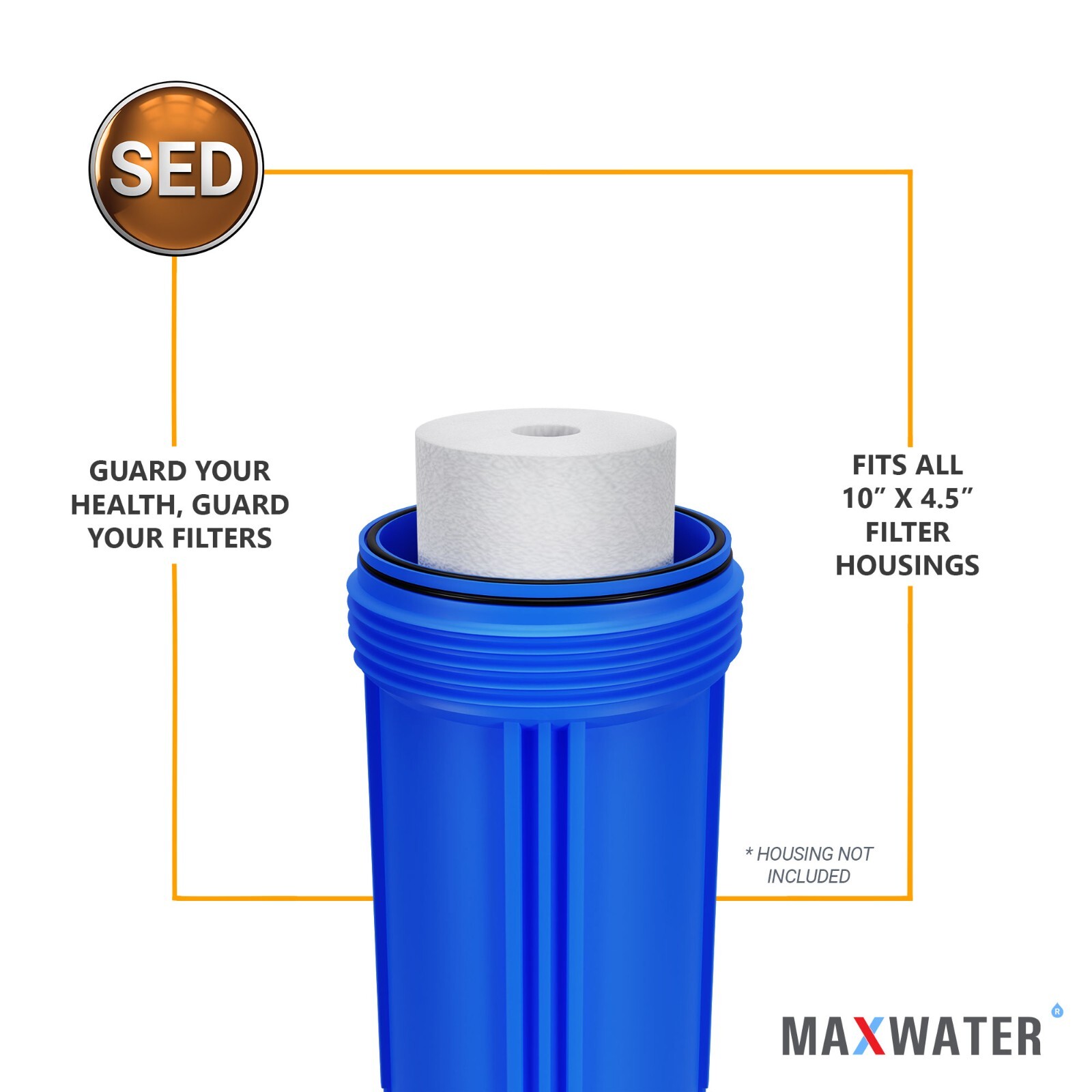 Pentek DGD-5005 5 Micron 10 x 4.5 Comparable Sediment Water Filter 20 Pack